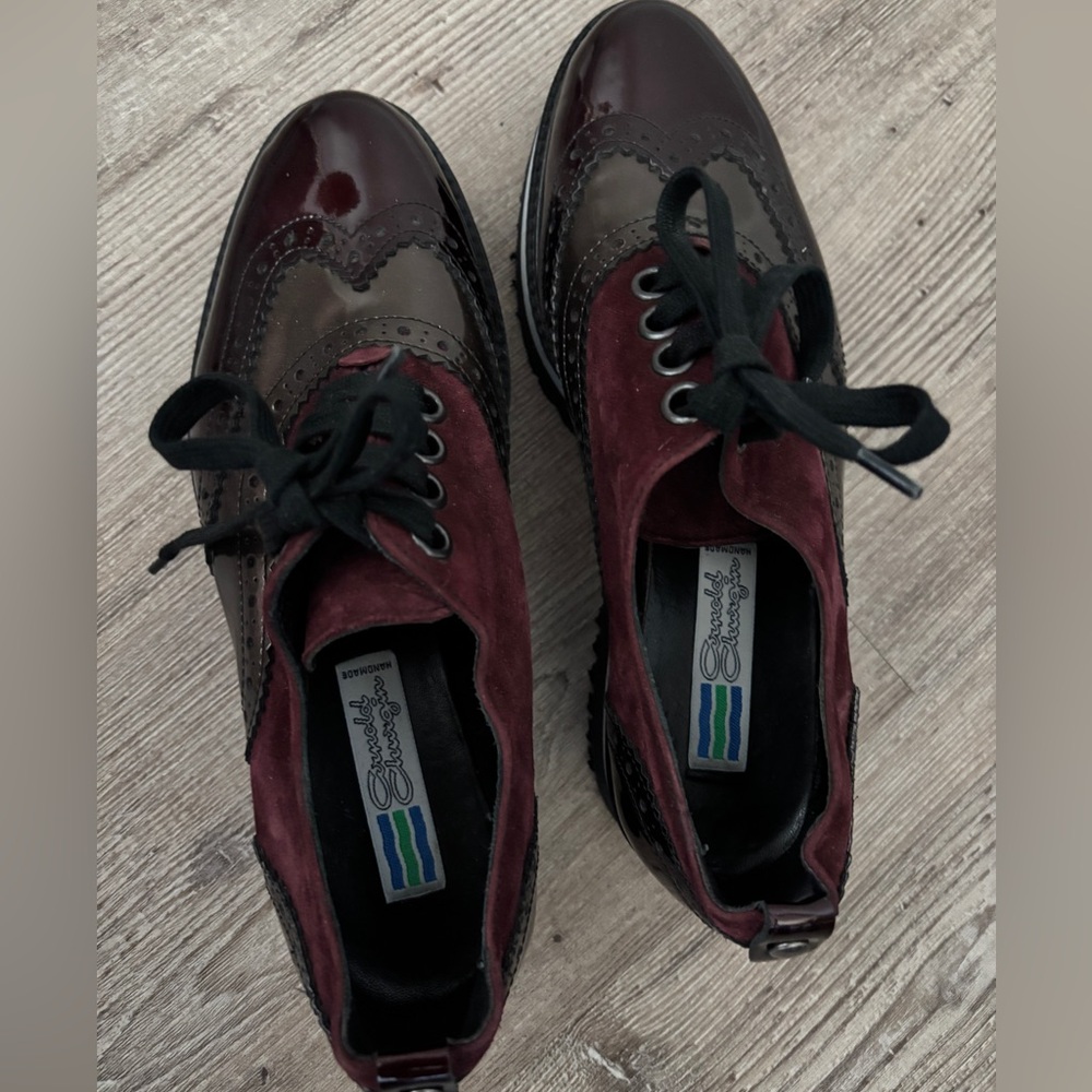 Arnold churgin, burgundy wine, Oxford Shoes - Picture 8 of 9